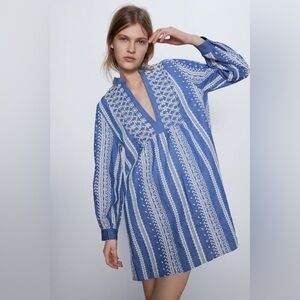 Zara Embroidered Dress